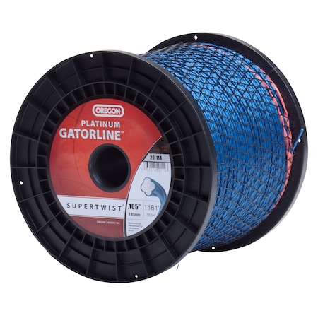 Oregon Platinum Gatorline SuperTwist Trimmer Line, .105" by 1181', 5Lb Spool 20-114